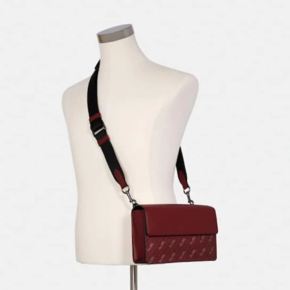 Coach Turner Flap Crossbody With Horse And Carriage Dot Print